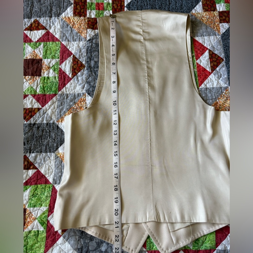 Vtg 1970s Johnny Carson 3 Piece Leisure Suit Tailored For Fine Bros.-Matison Co - Picture 12 of 16